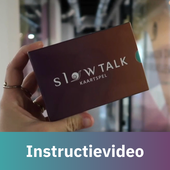 De instructievideo van het Slow Talk kaartspel. Bekijk de video en begin meteen met spelen!